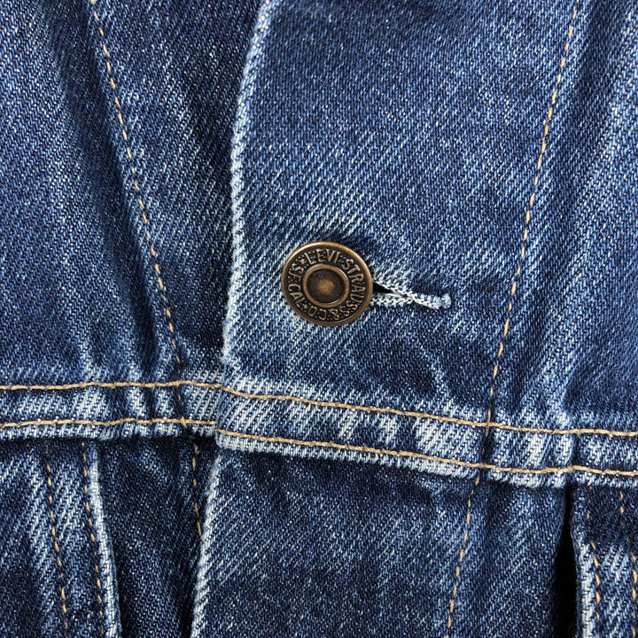 2000'S Levi's 70570-0602 Euro Model Denim Jacket, Men's Size XL (approx.) cotton blue type Vintage Second Hand