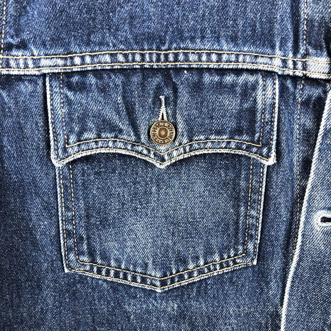 2000'S Levi's 70570-0602 Euro Model Denim Jacket, Men's Size XL (approx.) cotton blue type Vintage Second Hand