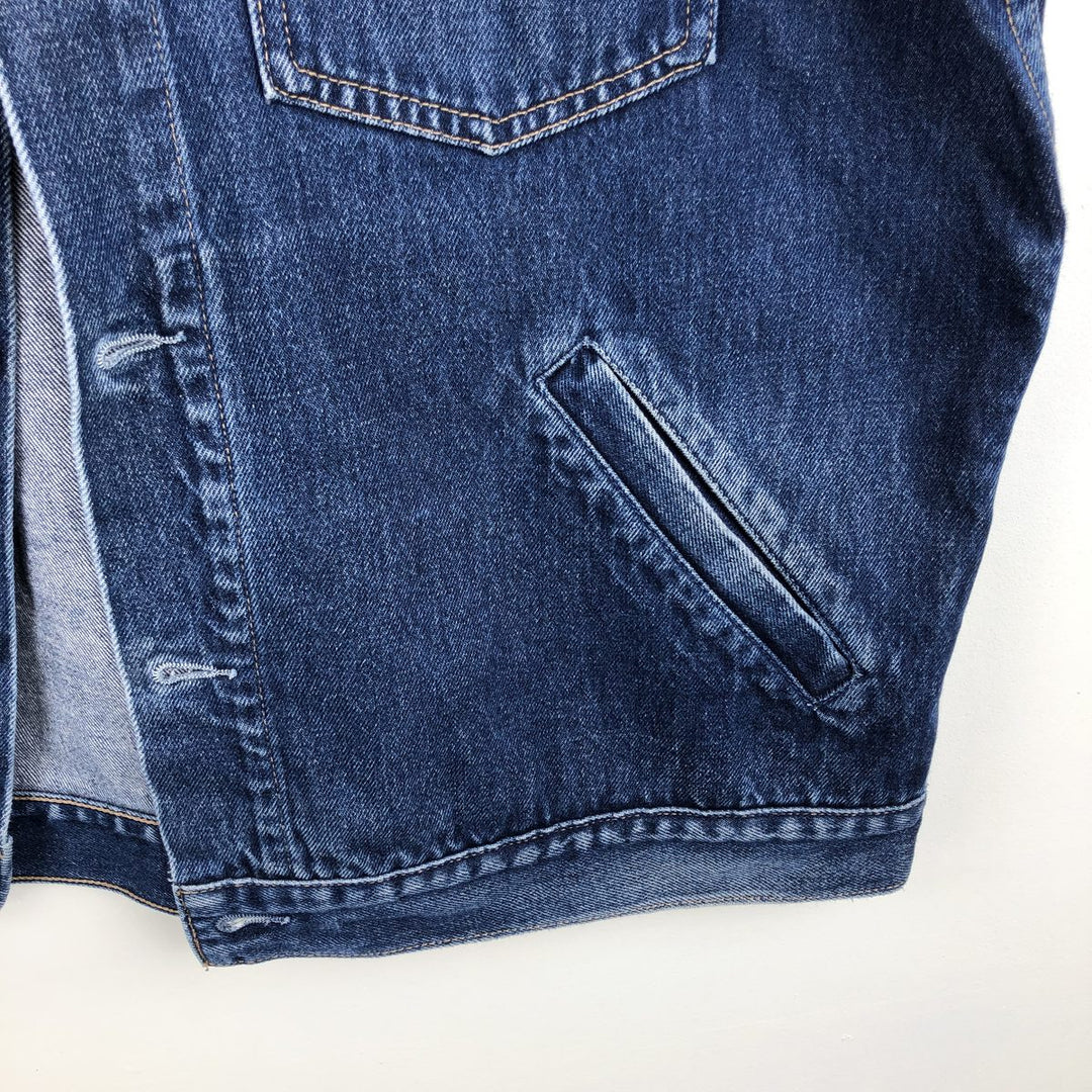 2000'S Levi's 70570-0602 Euro Model Denim Jacket, Men's Size XL (approx.) cotton blue type Vintage Second Hand