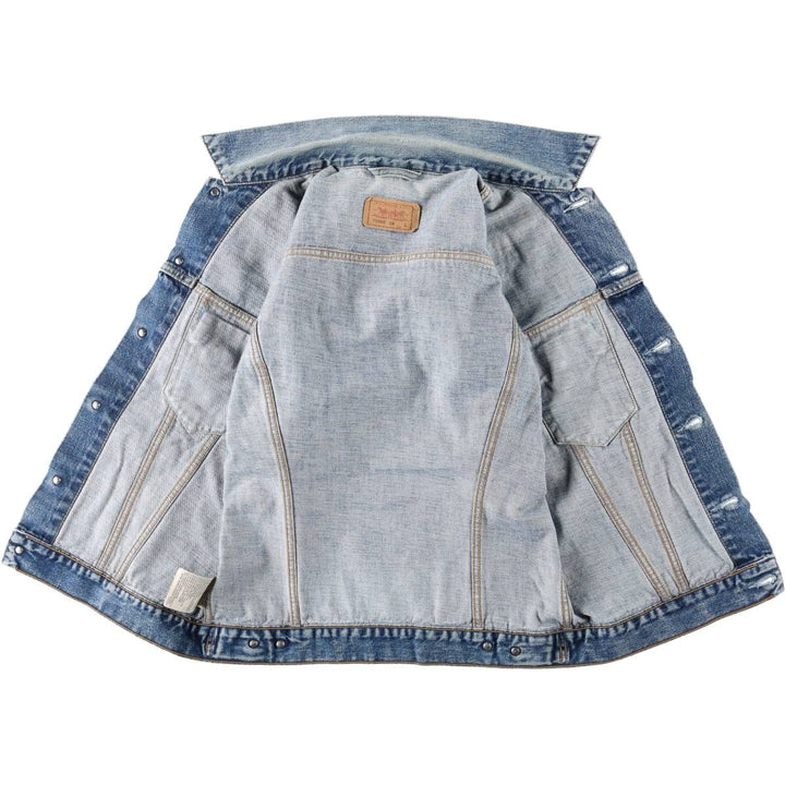 1990'S Levi's 7050-0461 Denim Jacket (Men's Size L equivalent) Vintage cotton blue type Vintage Second Hand