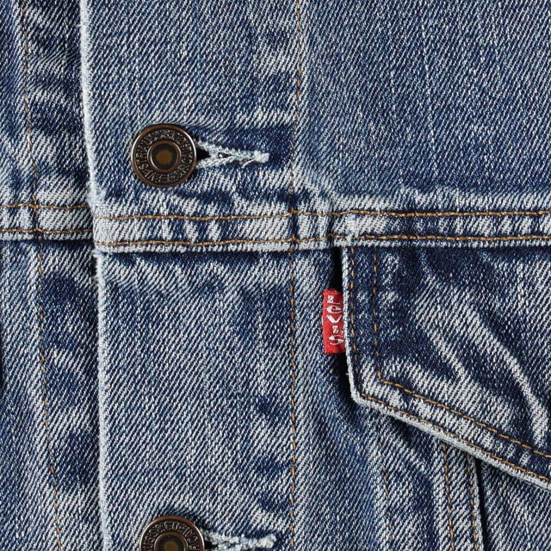 1990'S Levi's 7050-0461 Denim Jacket (Men's Size L equivalent) Vintage cotton blue type Vintage Second Hand