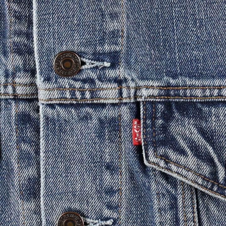 1990'S Levi's 7050-0461 Denim Jacket (Men's Size L equivalent) Vintage cotton blue type Vintage Second Hand