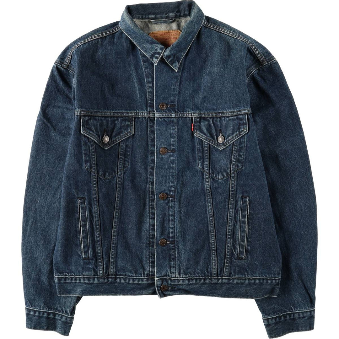 1990'S Levi's 70503-0255 Denim Jacket, Men's Size XL (approx.), Vintage cotton blue type Vintage Second Hand