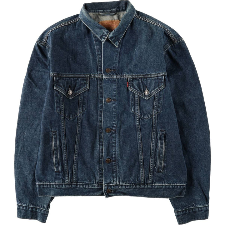 1990'S Levi's 70503-0255 Denim Jacket, Men's Size XL (approx.), Vintage cotton blue type Vintage Second Hand
