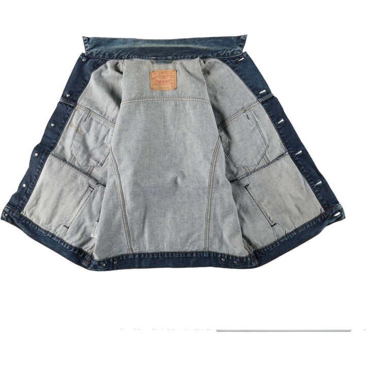 1990'S Levi's 70503-0255 Denim Jacket, Men's Size XL (approx.), Vintage cotton blue type Vintage Second Hand