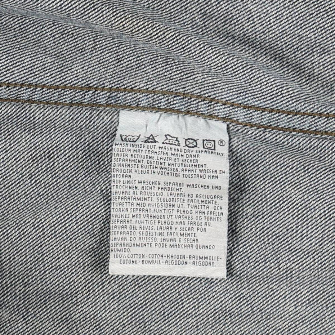 1990'S Levi's 70503-0255 Denim Jacket, Men's Size XL (approx.), Vintage cotton blue type Vintage Second Hand