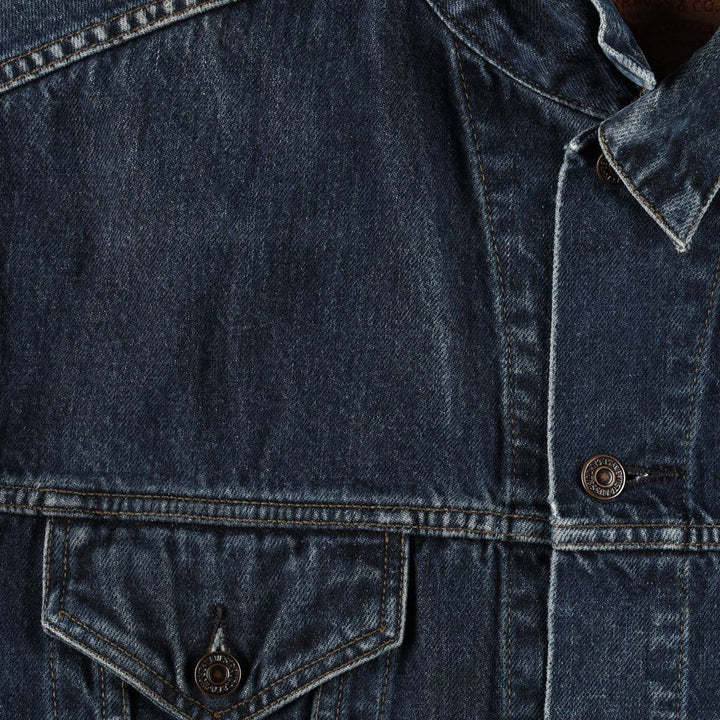 1990'S Levi's 70503-0255 Denim Jacket, Men's Size XL (approx.), Vintage cotton blue type Vintage Second Hand