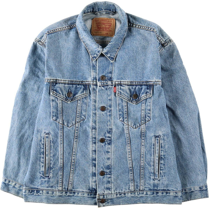 90'S Levi's 70503-0216 denim jacket, denim jacket, men's size L, vintage cotton blue type Vintage Second Hand