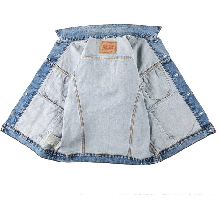 90'S Levi's 70503-0216 denim jacket, denim jacket, men's size L, vintage cotton blue type Vintage Second Hand