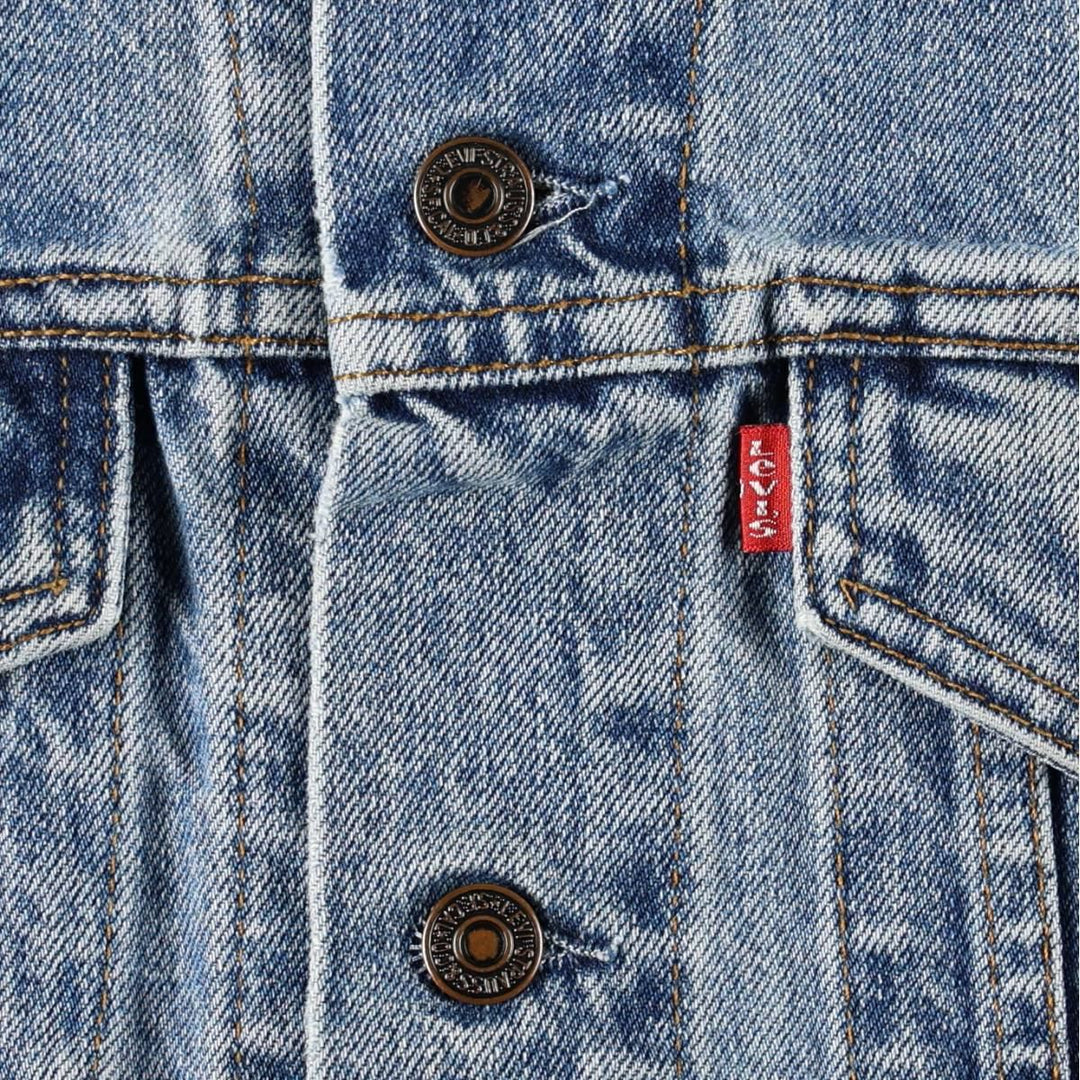 90'S Levi's 70503-0216 denim jacket, denim jacket, men's size L, vintage cotton blue type Vintage Second Hand
