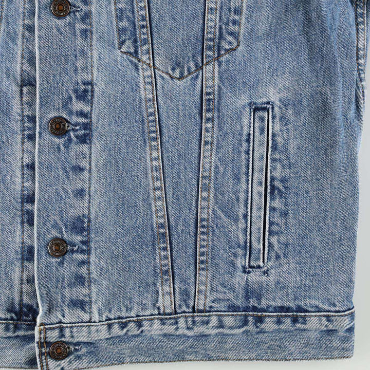 90'S Levi's 70503-0216 denim jacket, denim jacket, men's size L, vintage cotton blue type Vintage Second Hand