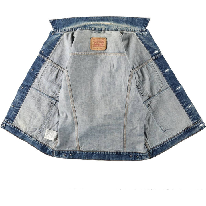 1990'S Levi's 70503-0401 Euro Model Denim Jacket (Men's Size L equivalent) Vintage cotton blue type Vintage Second Hand