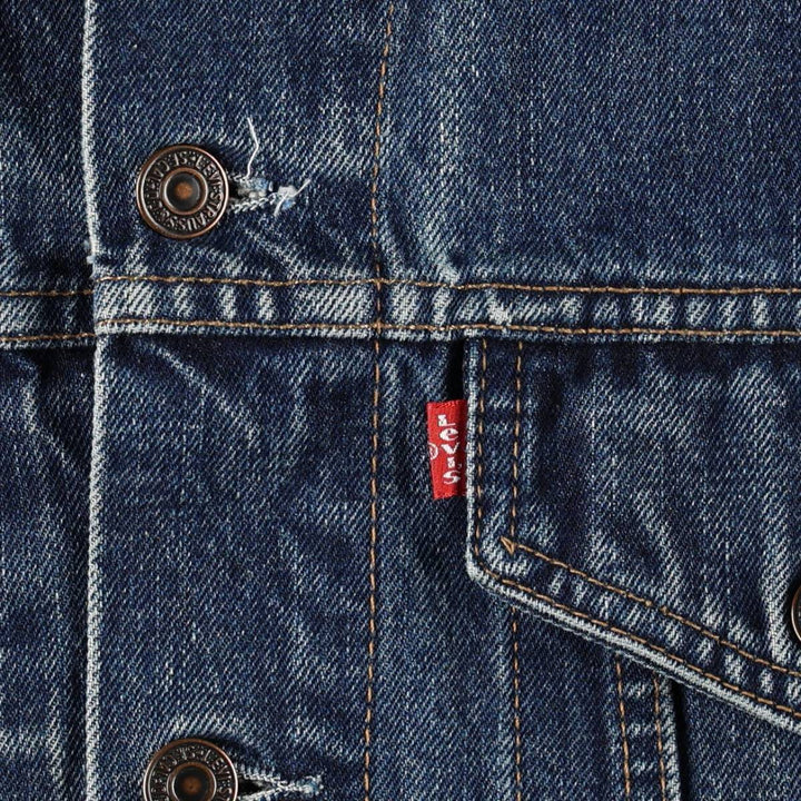 1990'S Levi's 70503-0401 Euro Model Denim Jacket (Men's Size L equivalent) Vintage cotton blue type Vintage Second Hand