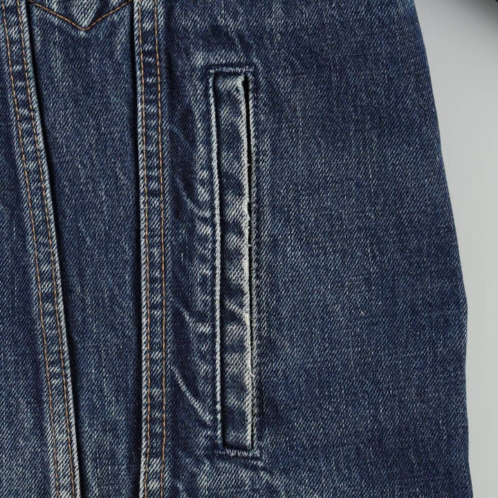 1990'S Levi's 70503-0401 Euro Model Denim Jacket (Men's Size L equivalent) Vintage cotton blue type Vintage Second Hand