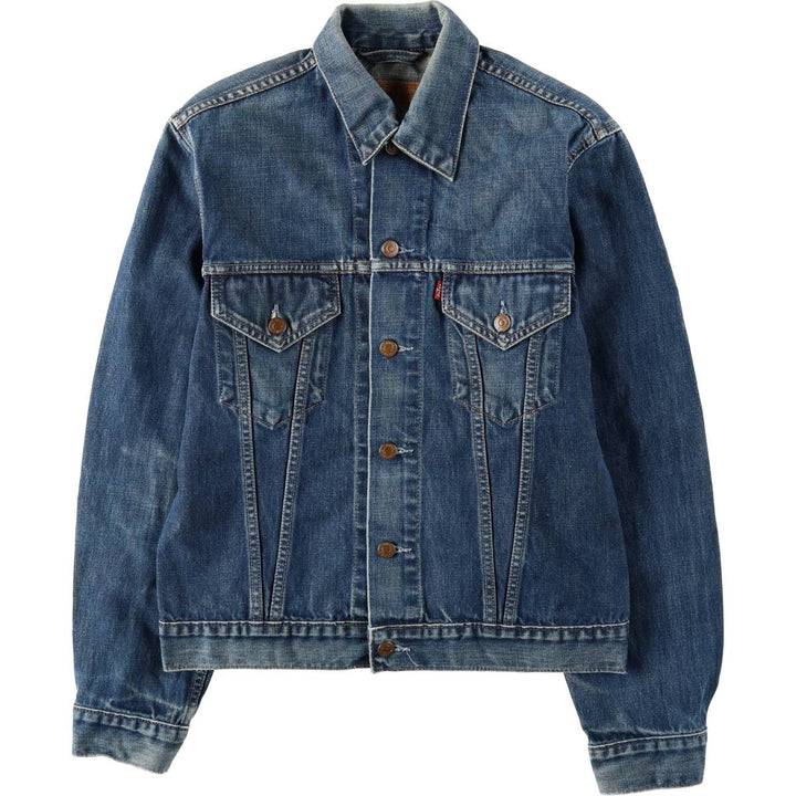 2000'S Levi's 70500-0408 Euro Model Denim Jacket (Men's Size L) cotton blue type Vintage Second Hand