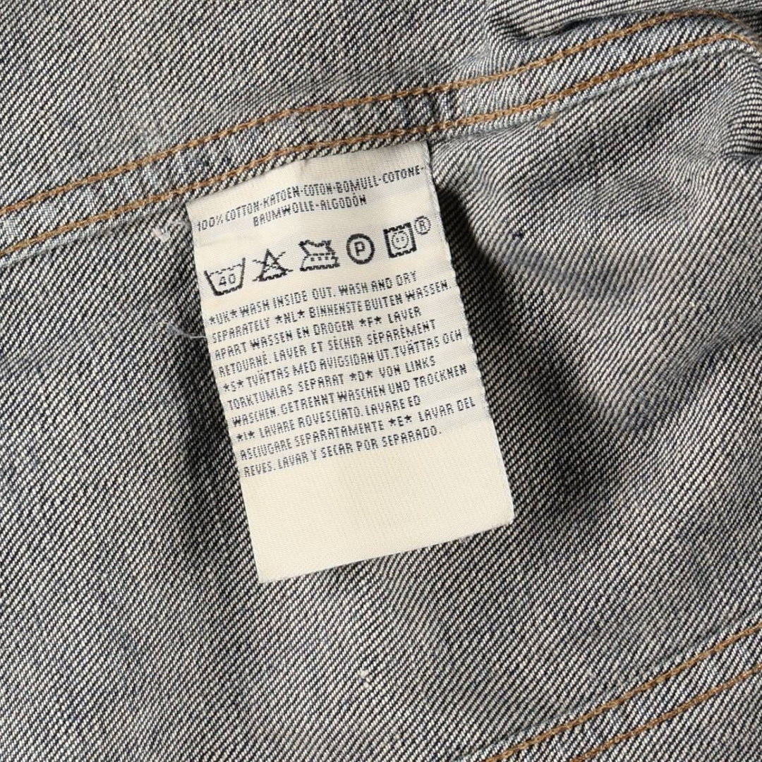 2000'S Levi's 70500-0408 Euro Model Denim Jacket (Men's Size L) cotton blue type Vintage Second Hand