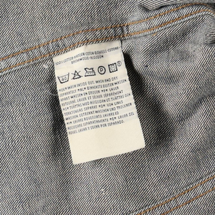 2000'S Levi's 70500-0408 Euro Model Denim Jacket (Men's Size L) cotton blue type Vintage Second Hand