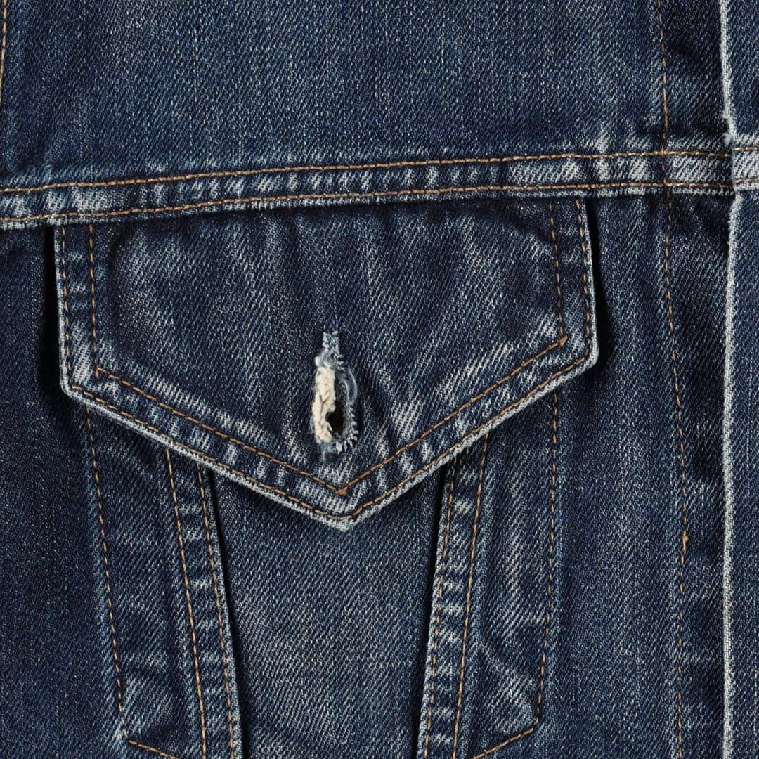 2000'S Levi's 70500-0408 Euro Model Denim Jacket (Men's Size L) cotton blue type Vintage Second Hand