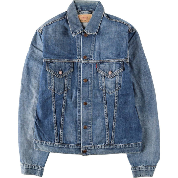 2000'S Levi's 70500-0460 Euro Model Denim Jacket (Men's XL equivalent) cotton blue type Vintage Second Hand