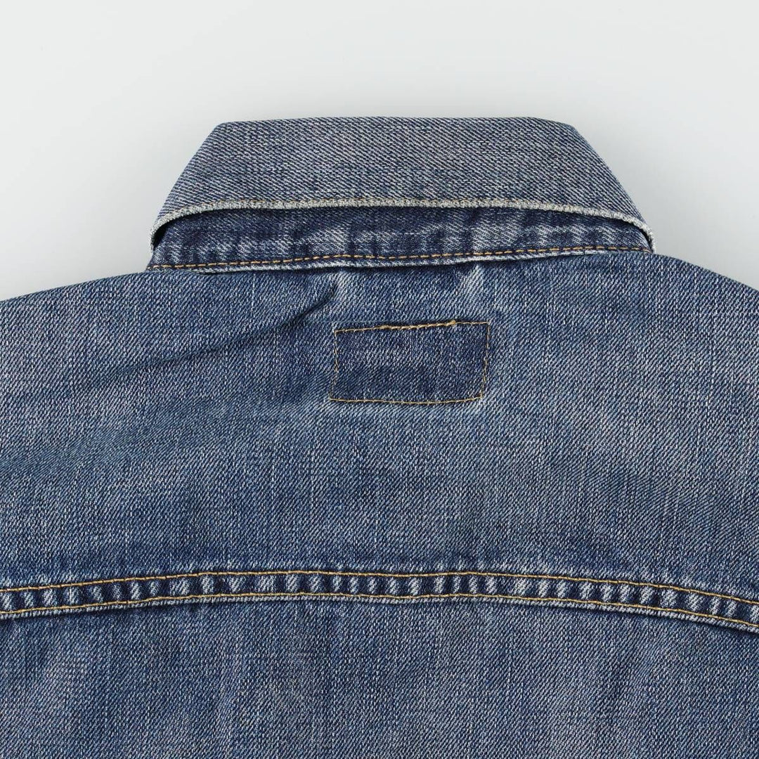 2000'S Levi's 70500-0460 Euro Model Denim Jacket (Men's XL equivalent) cotton blue type Vintage Second Hand
