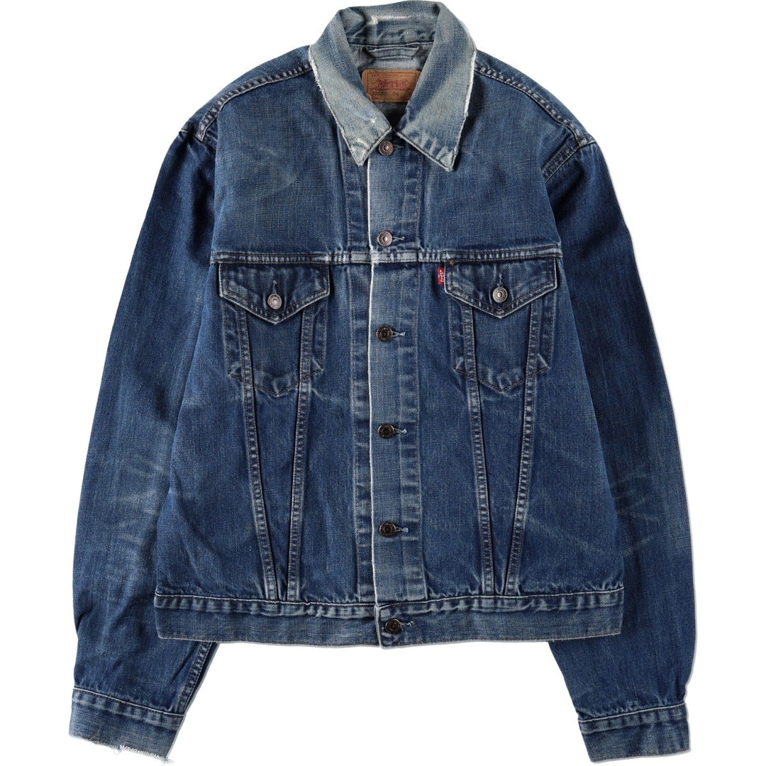 2000'S Levi's 70500-0474 Euro Model Denim Jacket, Men's Size XL cotton blue type Vintage Second Hand