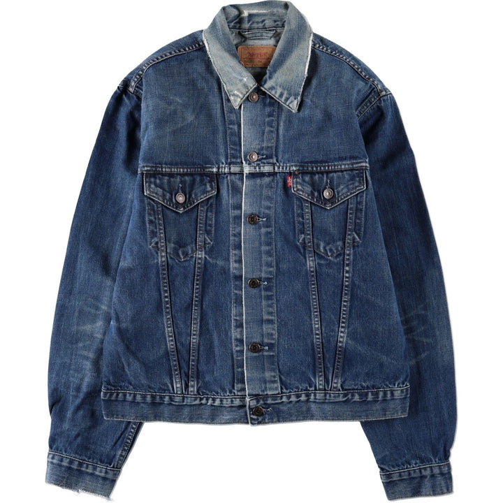 2000'S Levi's 70500-0474 Euro Model Denim Jacket, Men's Size XL cotton blue type Vintage Second Hand