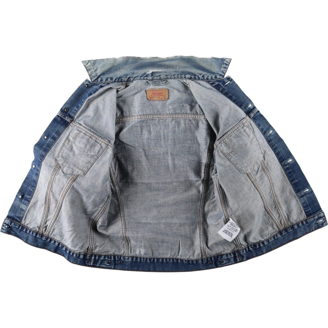 2000'S Levi's 70500-0474 Euro Model Denim Jacket, Men's Size XL cotton blue type Vintage Second Hand