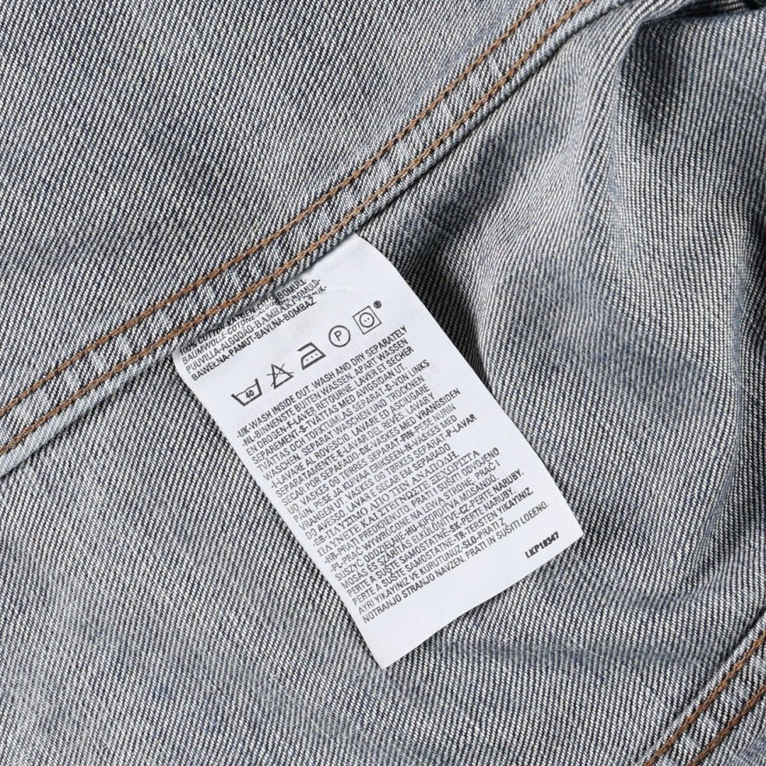 2000'S Levi's 70500-0474 Euro Model Denim Jacket, Men's Size XL cotton blue type Vintage Second Hand