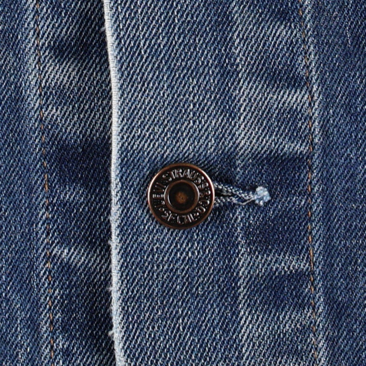 2000'S Levi's 70500-0474 Euro Model Denim Jacket, Men's Size XL cotton blue type Vintage Second Hand
