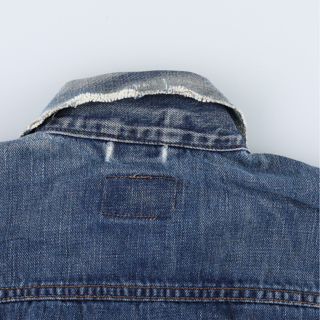 2000'S Levi's 70500-0474 Euro Model Denim Jacket, Men's Size XL cotton blue type Vintage Second Hand