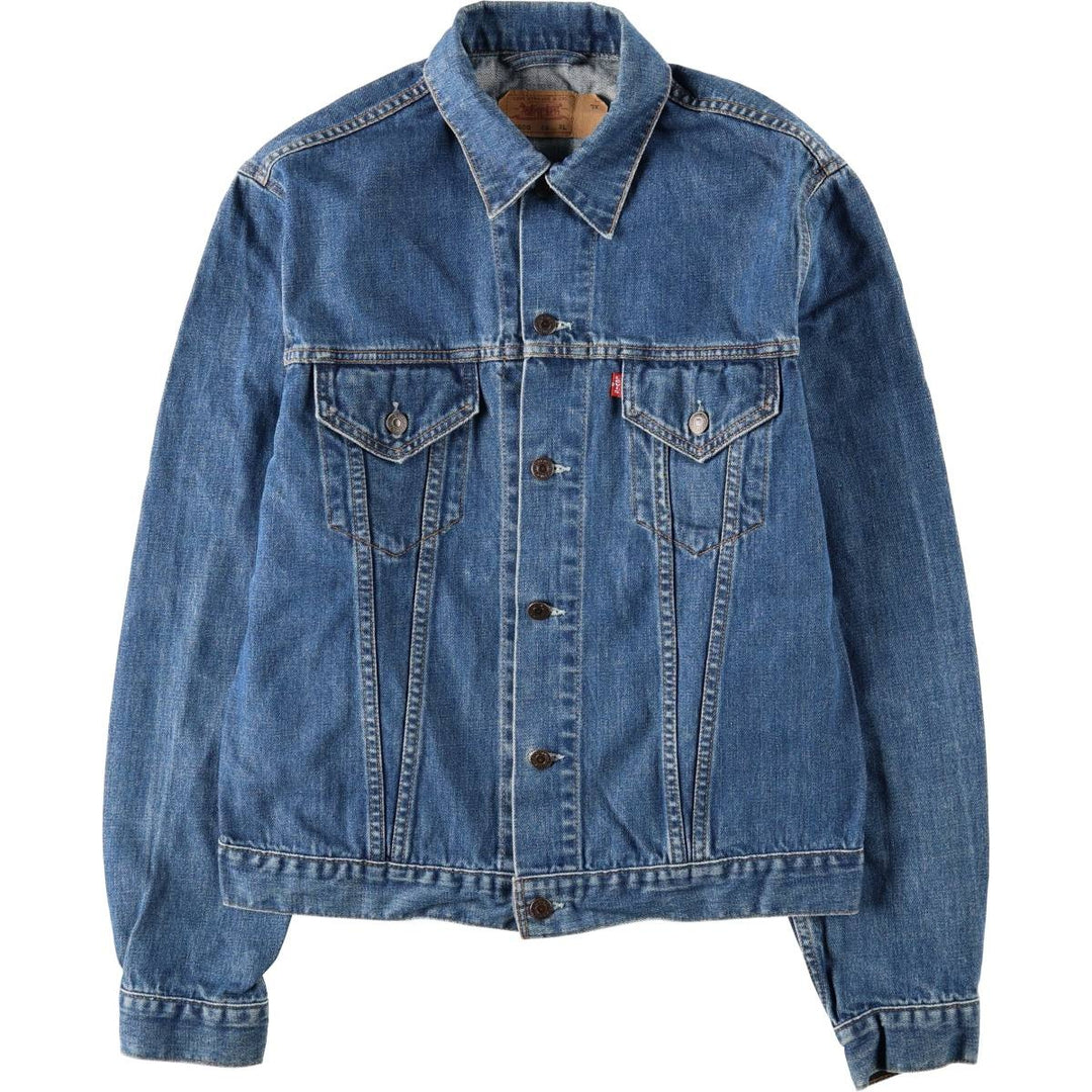 2000'S Levi's 70500-0414 Euro Model Denim Jacket, Men's Size XL cotton blue type Vintage Second Hand