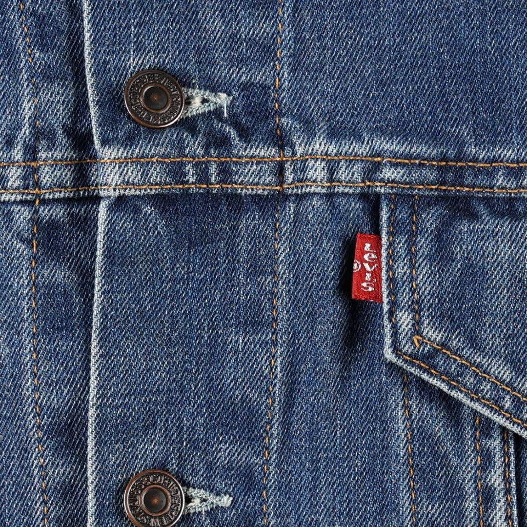 2000'S Levi's 70500-0414 Euro Model Denim Jacket, Men's Size XL cotton blue type Vintage Second Hand