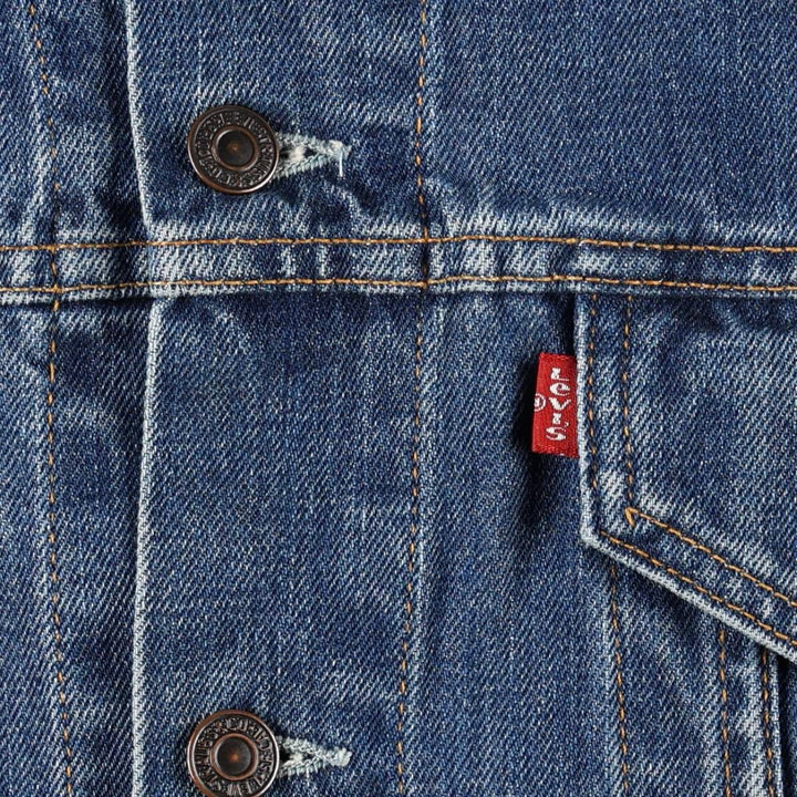 2000'S Levi's 70500-0414 Euro Model Denim Jacket, Men's Size XL cotton blue type Vintage Second Hand