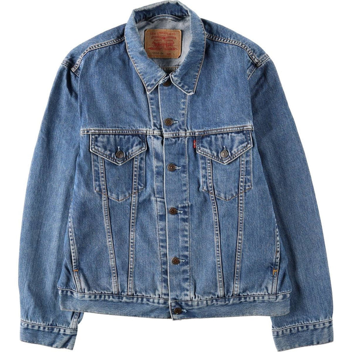 2000'S Levi's 70505-0414 Euro Model Denim Jacket (Men's Size L) cotton blue type Vintage Second Hand