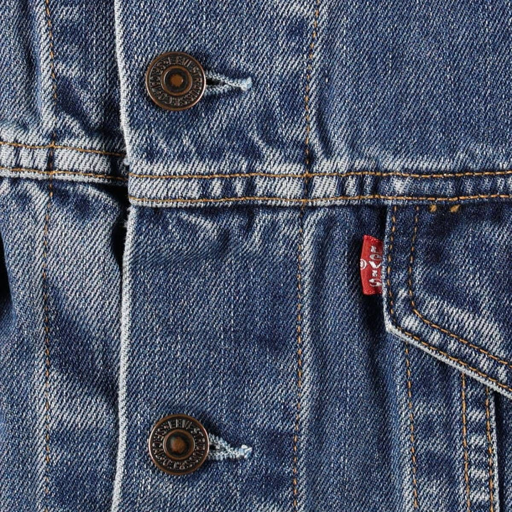 2000'S Levi's 70505-0414 Euro Model Denim Jacket (Men's Size L) cotton blue type Vintage Second Hand