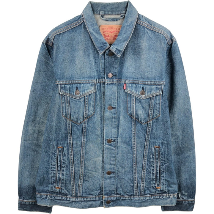Levi's denim jacket, denim jacket, men's size XL cotton blue type Vintage Second Hand
