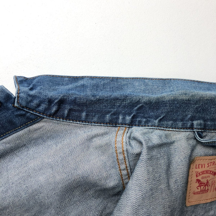 Levi's denim jacket, denim jacket, men's size XL cotton blue type Vintage Second Hand