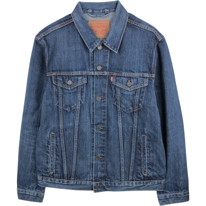 Levi's denim jacket, denim jacket, men's size L, vintage cotton blue type Vintage Second Hand