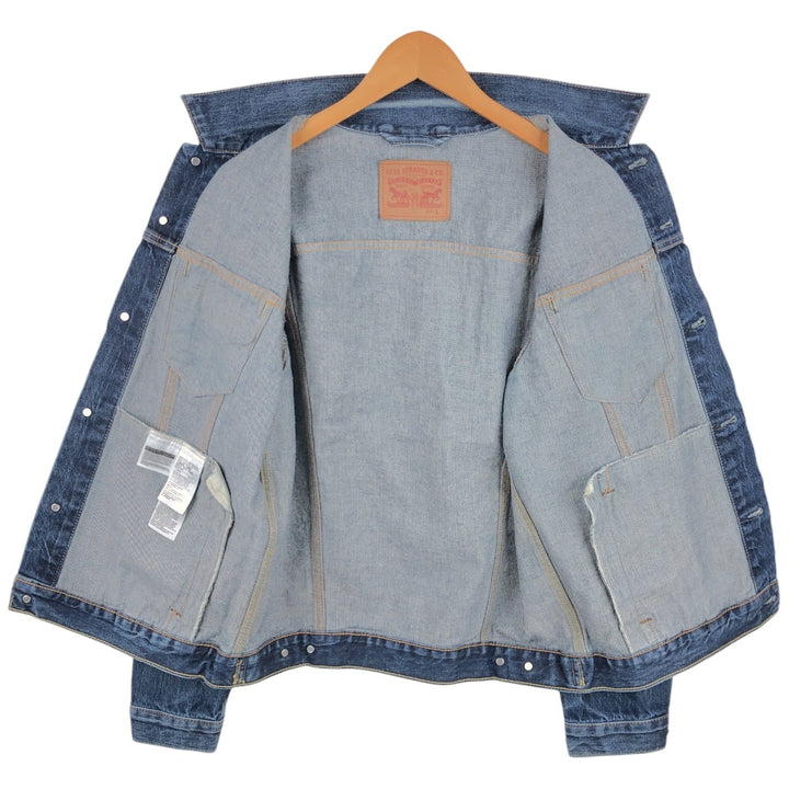 Levi's denim jacket, denim jacket, men's size L, vintage cotton blue type Vintage Second Hand