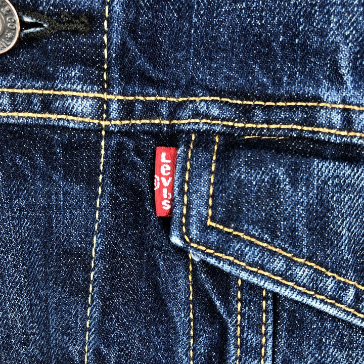 Levi's denim jacket, denim jacket, men's size L, vintage cotton blue type Vintage Second Hand