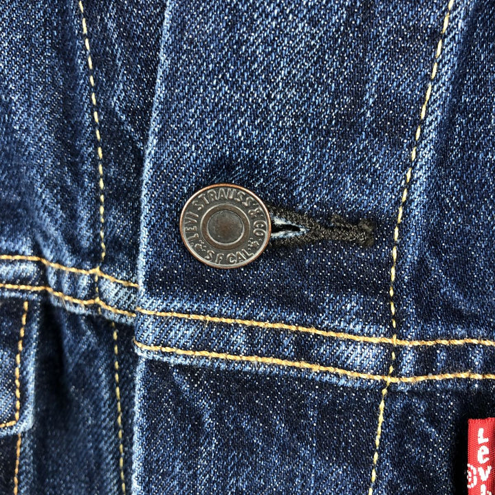 Levi's denim jacket, denim jacket, men's size L, vintage cotton blue type Vintage Second Hand
