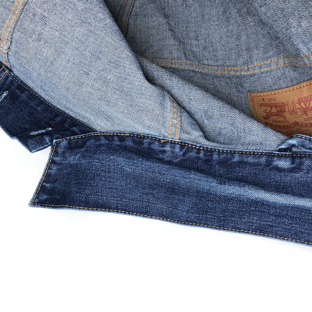 Levi's denim jacket, denim jacket, men's size L, vintage cotton blue type Vintage Second Hand