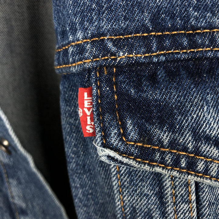 Levi's Premium denim jacket (men's size L equivalent) unclear blue type Vintage Second Hand