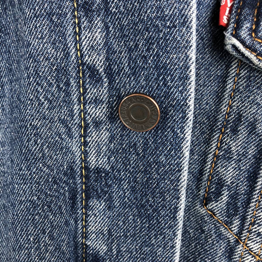 Levi's Premium denim jacket (men's size L equivalent) unclear blue type Vintage Second Hand