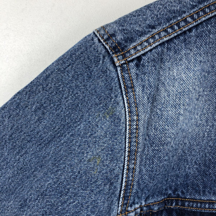 Levi's Premium denim jacket (men's size L equivalent) unclear blue type Vintage Second Hand