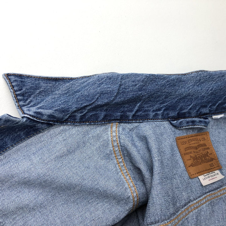 Levi's Premium denim jacket (men's size L equivalent) unclear blue type Vintage Second Hand