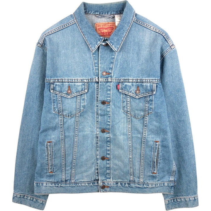 Levi's 70507-0238 Denim Jacket, Men's Size XL (approx.), Vintage cotton blue type Vintage Second Hand