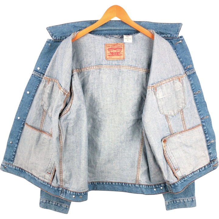 Levi's 70507-0238 Denim Jacket, Men's Size XL (approx.), Vintage cotton blue type Vintage Second Hand