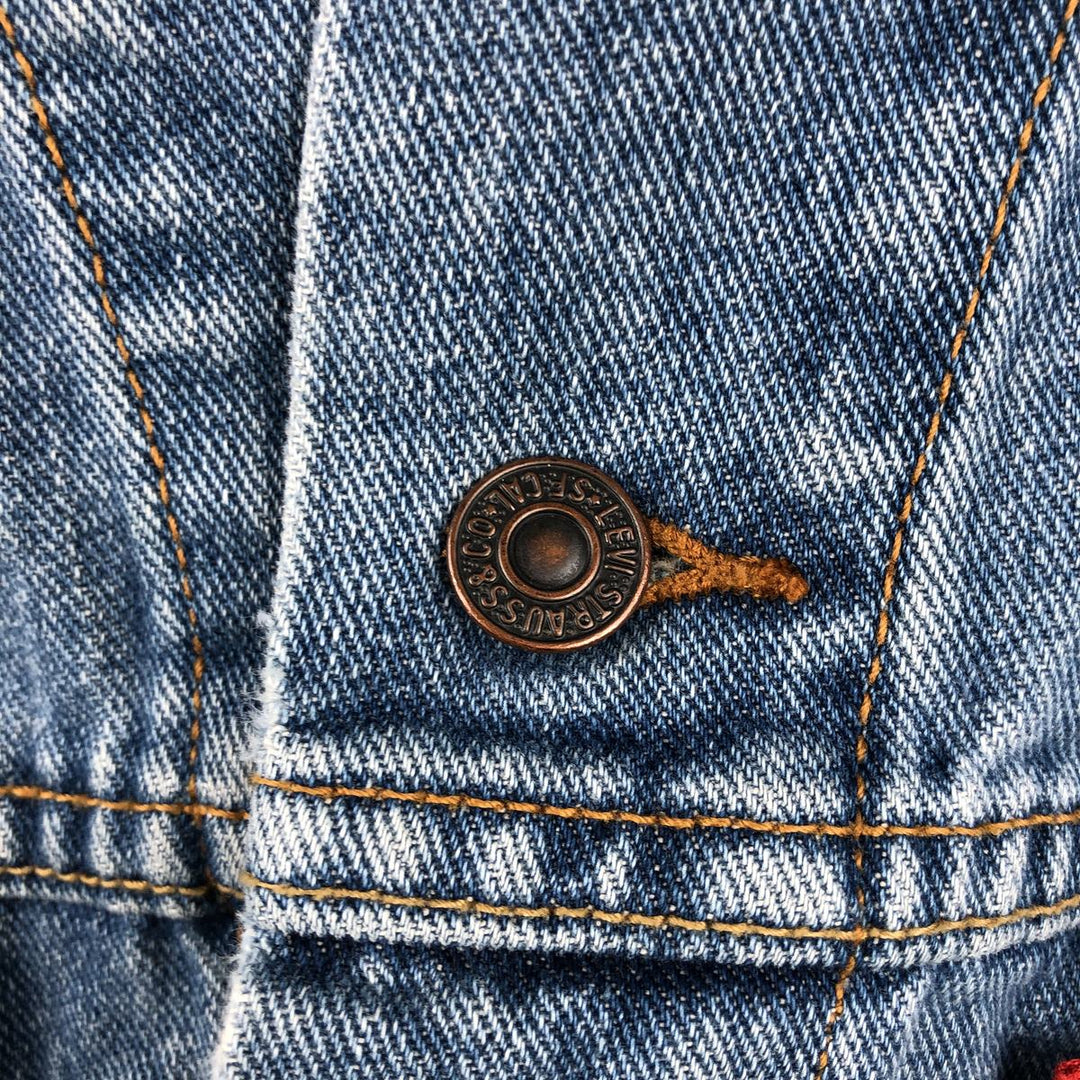 Levi's 70507-0238 Denim Jacket, Men's Size XL (approx.), Vintage cotton blue type Vintage Second Hand