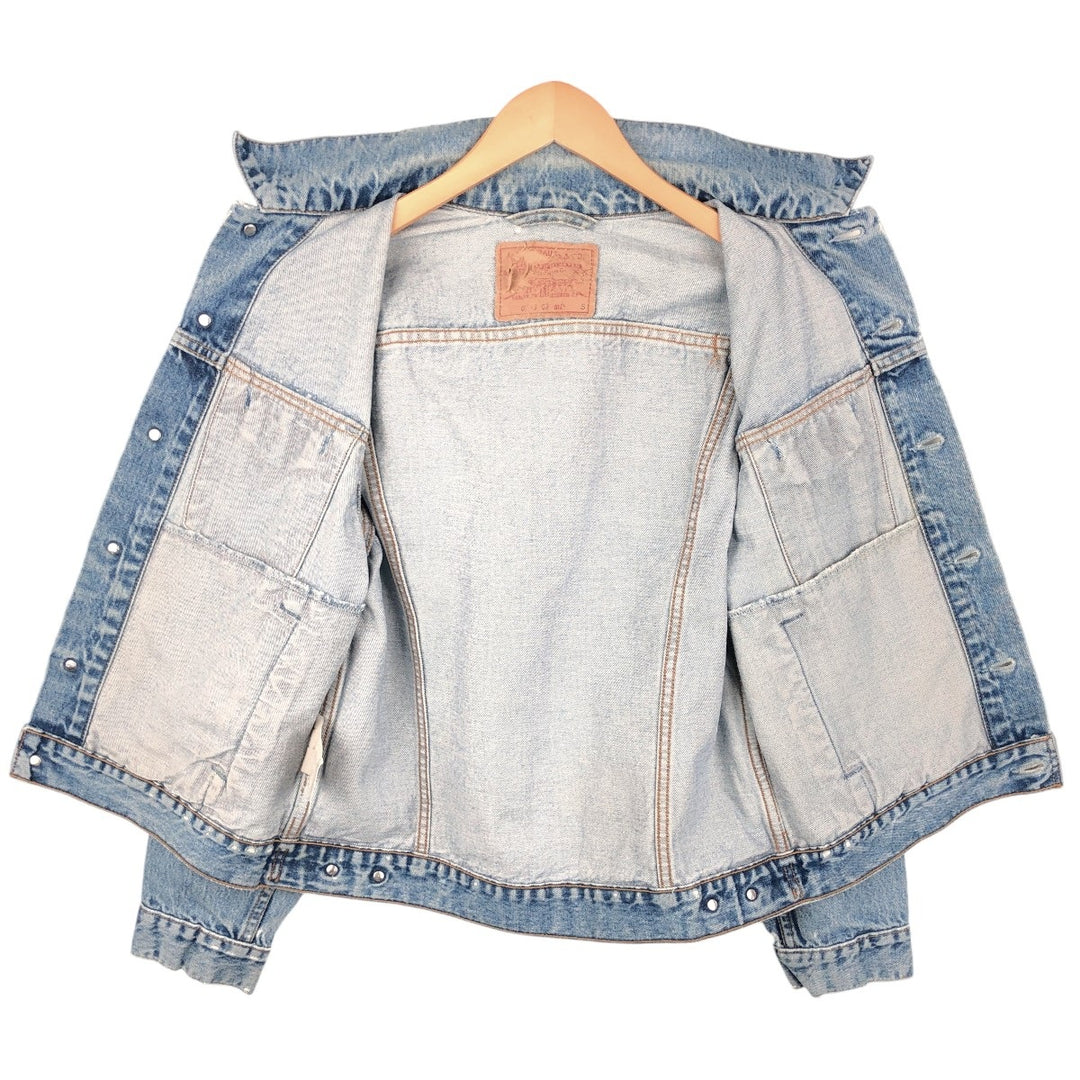 1990'S Levi's 70503-02 Denim Jacket (Men's Size S equivalent) Vintage cotton blue type Vintage Second Hand